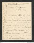 Nachlass Franz Steindachner, Brief von Ethel A. Hopper an Franz Steindachner (02.02.1908), Inv.Nr. 237.08, Seite 1
